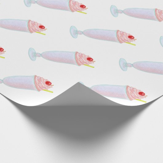 Ice crème milkshake cadeaupapier (Hoek)