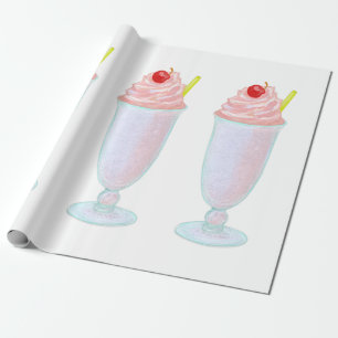 Ice crème milkshake cadeaupapier
