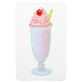 Ice crème milkshake magneet (Verticaal)