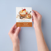 Ice crème parlor flyer (Hand)