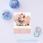 Ice crème parlor flyer (Enkel)
