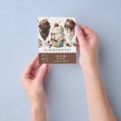 Ice crème parlor flyer (Hand)