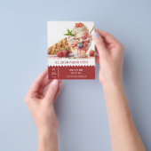 Ice crème parlor flyer (Hand)