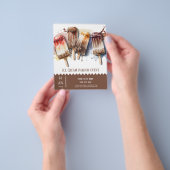 Ice crème parlor flyer (Hand)