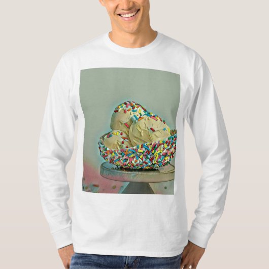 Ice crème scoop sproinkles t-shirt (Voorkant)