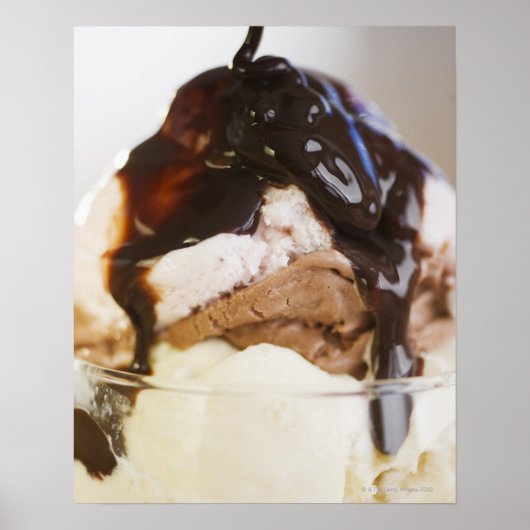 Ice crème sundae poster (Voorkant)