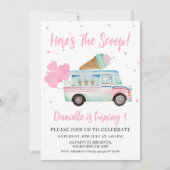 Ice crème Van Hier is de Scoop 1ste verjaardag Kaart (Voorkant)