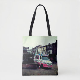 Ice crème van tote bag