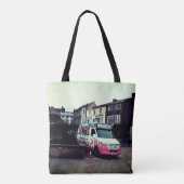 Ice crème van tote bag (Achterkant)