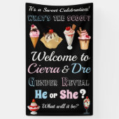 Ice crème Wat is de Scoop Banner? Spandoek (Verticaal)