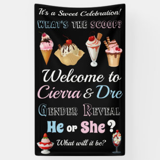 Ice crème Wat is de Scoop Banner? Spandoek