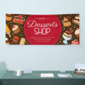 Ice crème-winkel spandoek (Beurs)