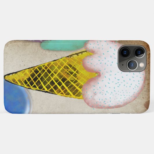 Ice-crèmedessert iPhone/iPad case (Achterkant (horizontaal))