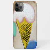 Ice-crèmedessert iPhone/iPad case (Achterkant)