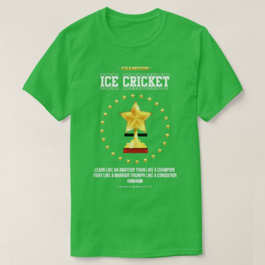 Ice cricket4 t-shirt (Design voorkant)