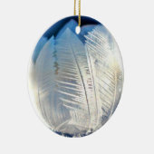 Ice Crystal Bubble kerstversiering Keramisch Ornament (Rechts)