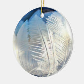 Ice Crystal Bubble kerstversiering Keramisch Ornament (Links)