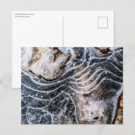 Ice Crystal Natuur Foto Briefkaart