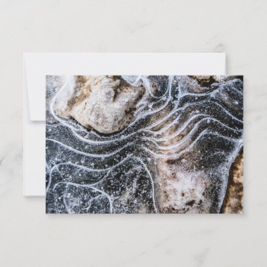 Ice Crystal Natuur fotokaart (Voorkant)