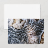 Ice Crystal Natuur fotokaart (Voorkant / Achterkant)