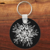 Ice crystal snowflak sleutelhanger (Voorkant)