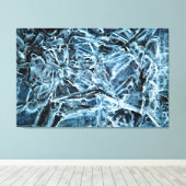 Ice Crystals Canvas Afdruk (Insitu (Houten vloer))
