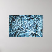 Ice Crystals Canvas Afdruk (Voorkant)