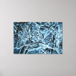 Ice Crystals Canvas Afdruk