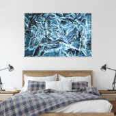 Ice Crystals Canvas Afdruk (Insitu (Slaapkamer))