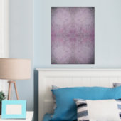 Ice Crystals III Zilveren Folie Print (Insitu (Slaapkamer))