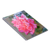 Ice Crystals Roos in Pink Prayer Journal Notitieboek (Rechterzijde)
