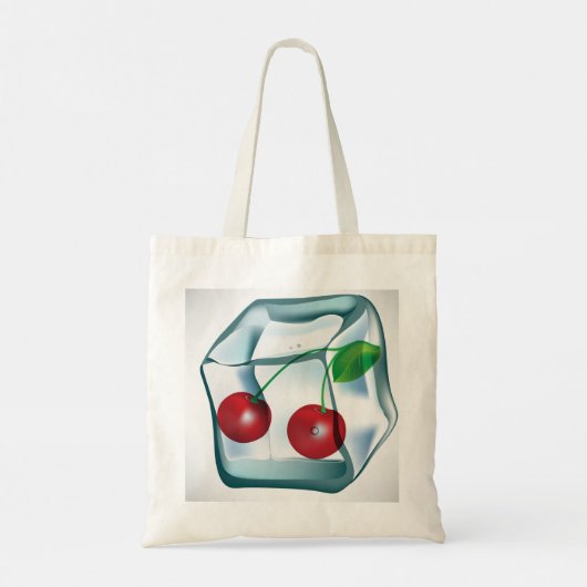 Ice Cube Cherries Canvas tas (Achterkant)