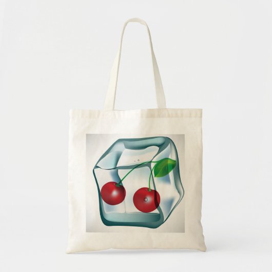 Ice Cube Cherries Canvas tas (Voorkant)