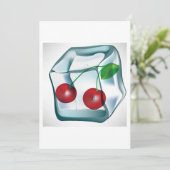 Ice Cube Cherries Kaart (Staand voorkant)