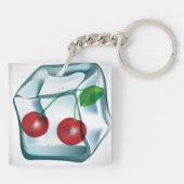 Ice Cube Cherries Sleutelhanger (Achterkant)
