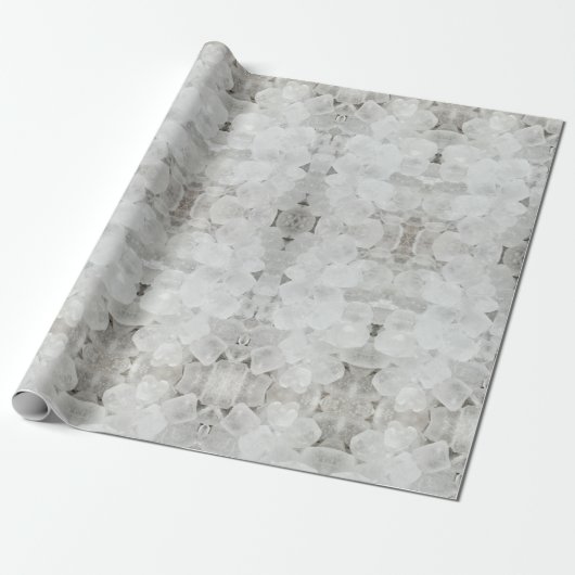 Ice Cube Gift Wrap Cadeaupapier (Uitgerold)