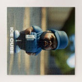 ICE CUBE Portret Fun Art Foto Legpuzzel (Horizontaal)
