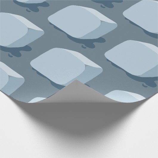 Ice Cube Wrapping Paper Cadeaupapier (Hoek)