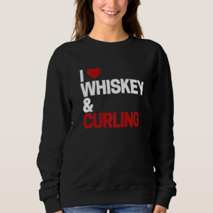 Ice curling gear voor mannen en vrouwen Ik hou van Trui