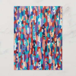 Ice Dance Abstract Briefkaart