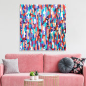 Ice Dance Abstract Canvas Afdruk (Insitu (Woonkamer))