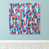 Ice Dance Abstract Canvas Afdruk (Insitu (Houten vloer))