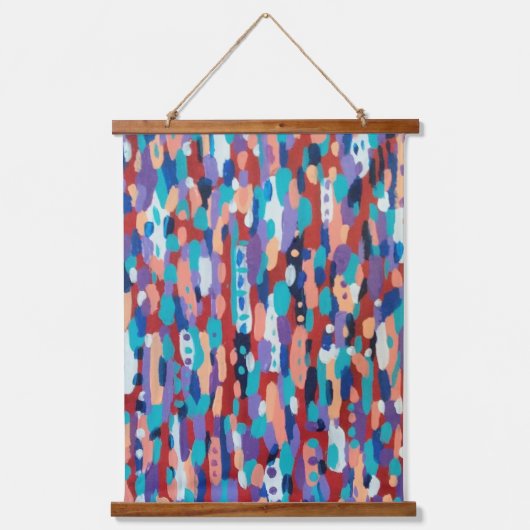 Ice Dance Abstract Hangend Wandkleed (Voorkant)