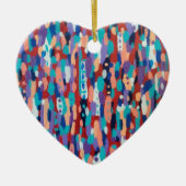 Ice Dance Abstract Keramisch Ornament (Voorkant)