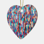 Ice Dance Abstract Keramisch Ornament (Links)