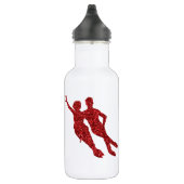 Ice Dance coach waterfles - rood sparren (Rechts)