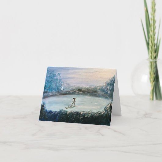 Ice Dancer Note Kaart (Voorkant)