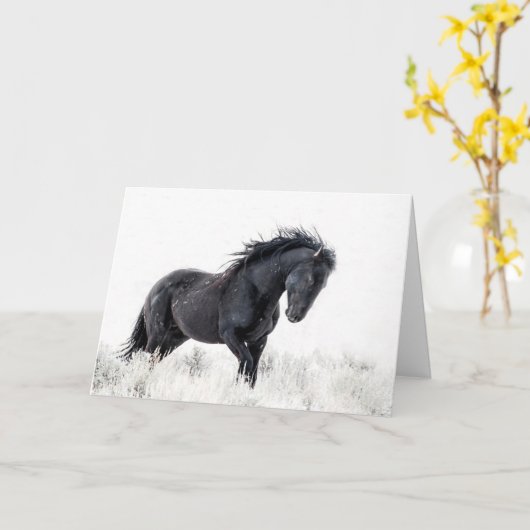 "Ice Dancer" Vakantie Kaart (Gele Bloem)