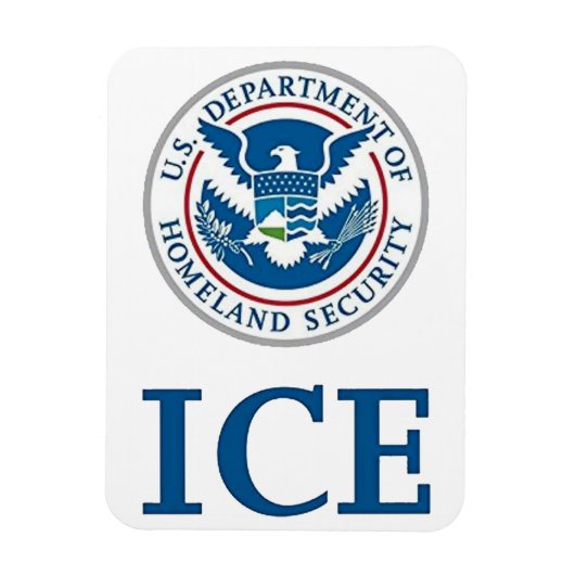 ICE DHS LaMigra Magneet (Verticaal)