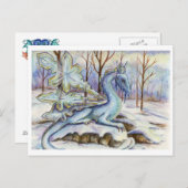 Ice Dragon - briefkaart (Voorkant / Achterkant)
